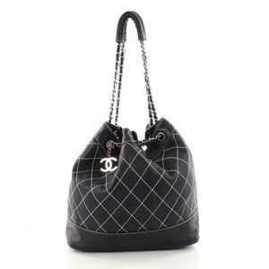 Chanel Surpique Bucket Bag
